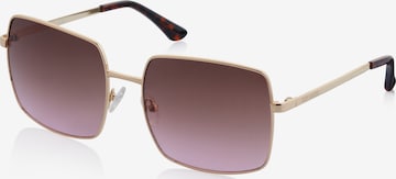 GUESS Sunglasses 'GUESS Sonnenbrille' in Gold: front