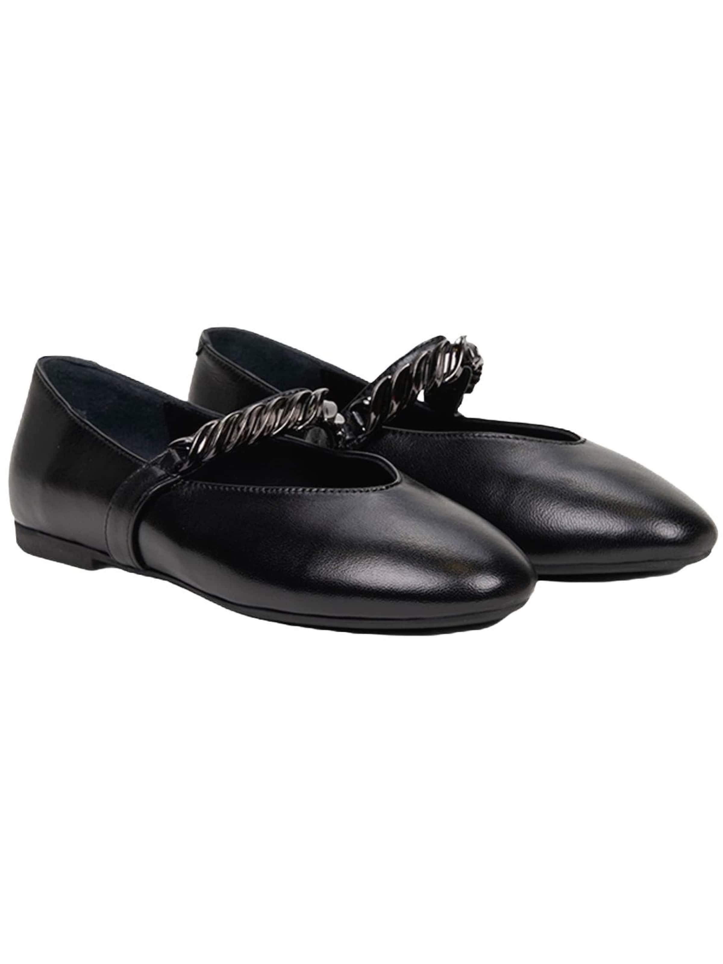 Ballerines 'Ballerinen' Desa en noir : devant