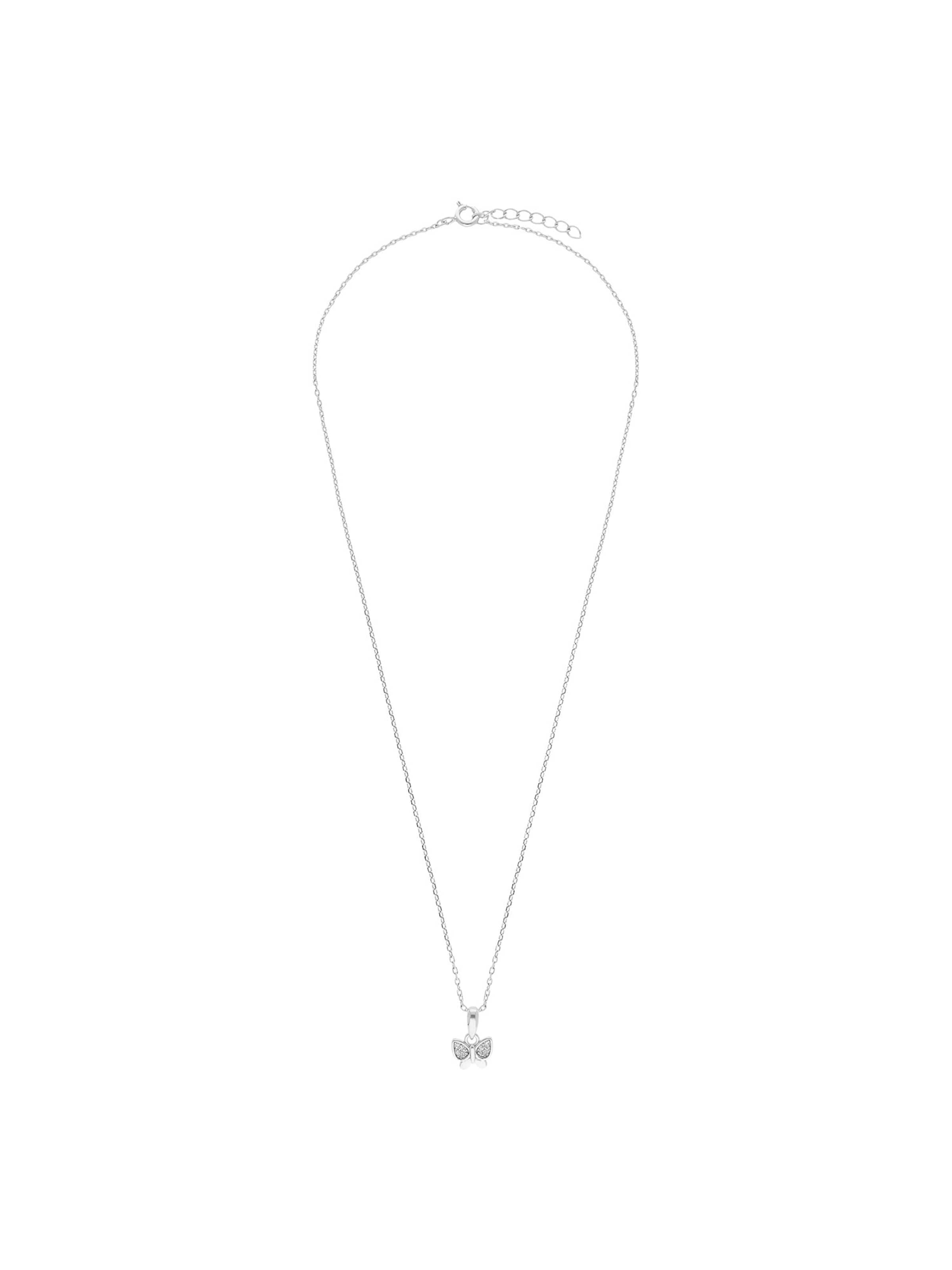 Lucardi Necklace in Silver: front