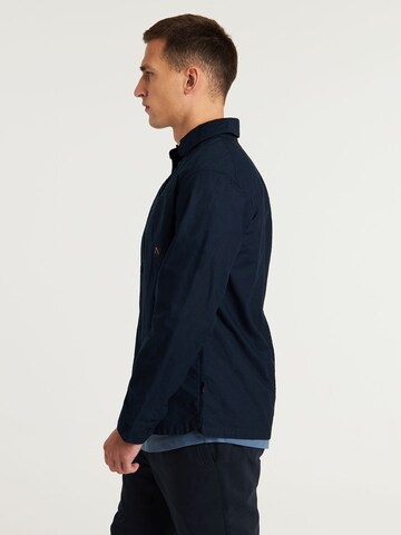 CHASIN' Regular fit Button Up Shirt 'Axel Oxford' in Blue