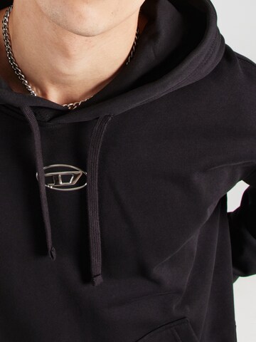 DIESEL Bluzka sportowa 'MACS' w kolorze czarny