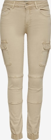 ONLY Cargo Jeans 'Missouri' in Beige: front