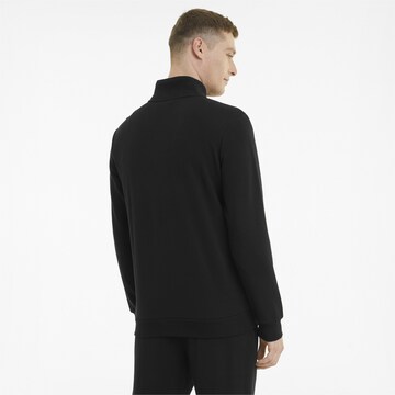 PUMA Sportsweatjacke 'Essentials' in Schwarz
