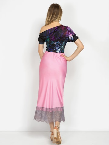 JIORO Shirt 'PEONIES' in Gemengde kleuren