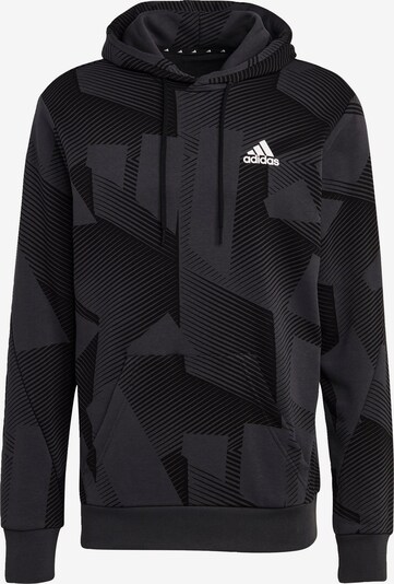 ADIDAS PERFORMANCE Sweat de sport en noir / blanc, Vue avec produit