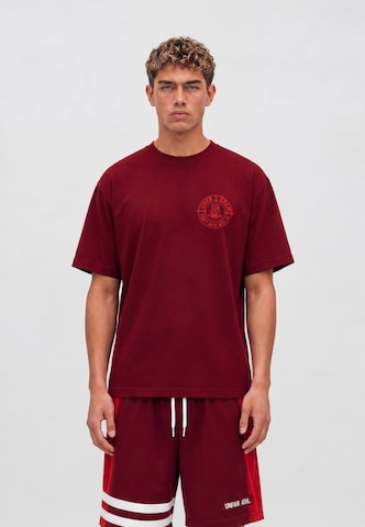 T-Shirt 'DMWU' Unfair Athletics en rouge
