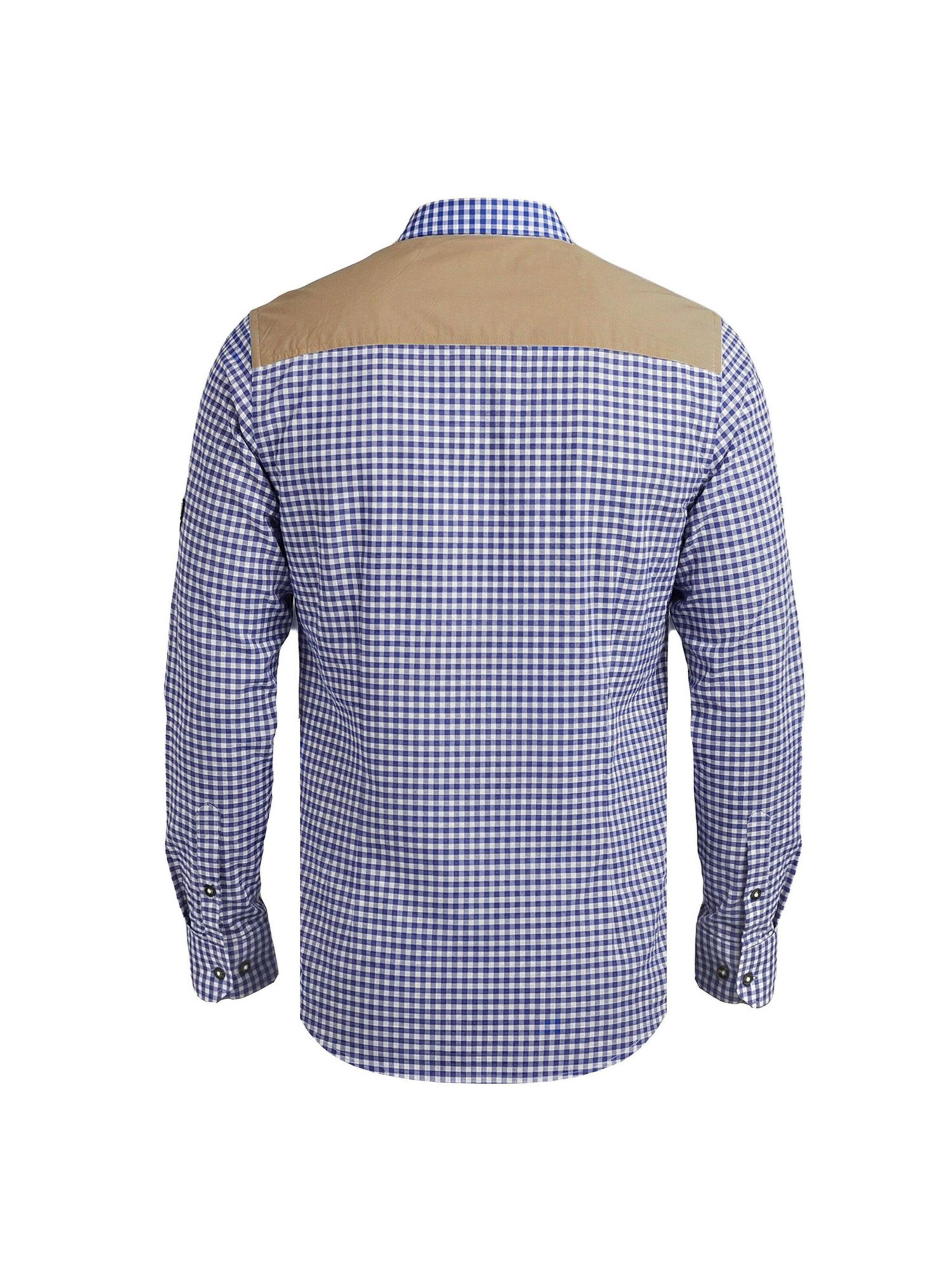 Steigenhöfer Regular fit Button Up Shirt 'Leopold' in Blue
