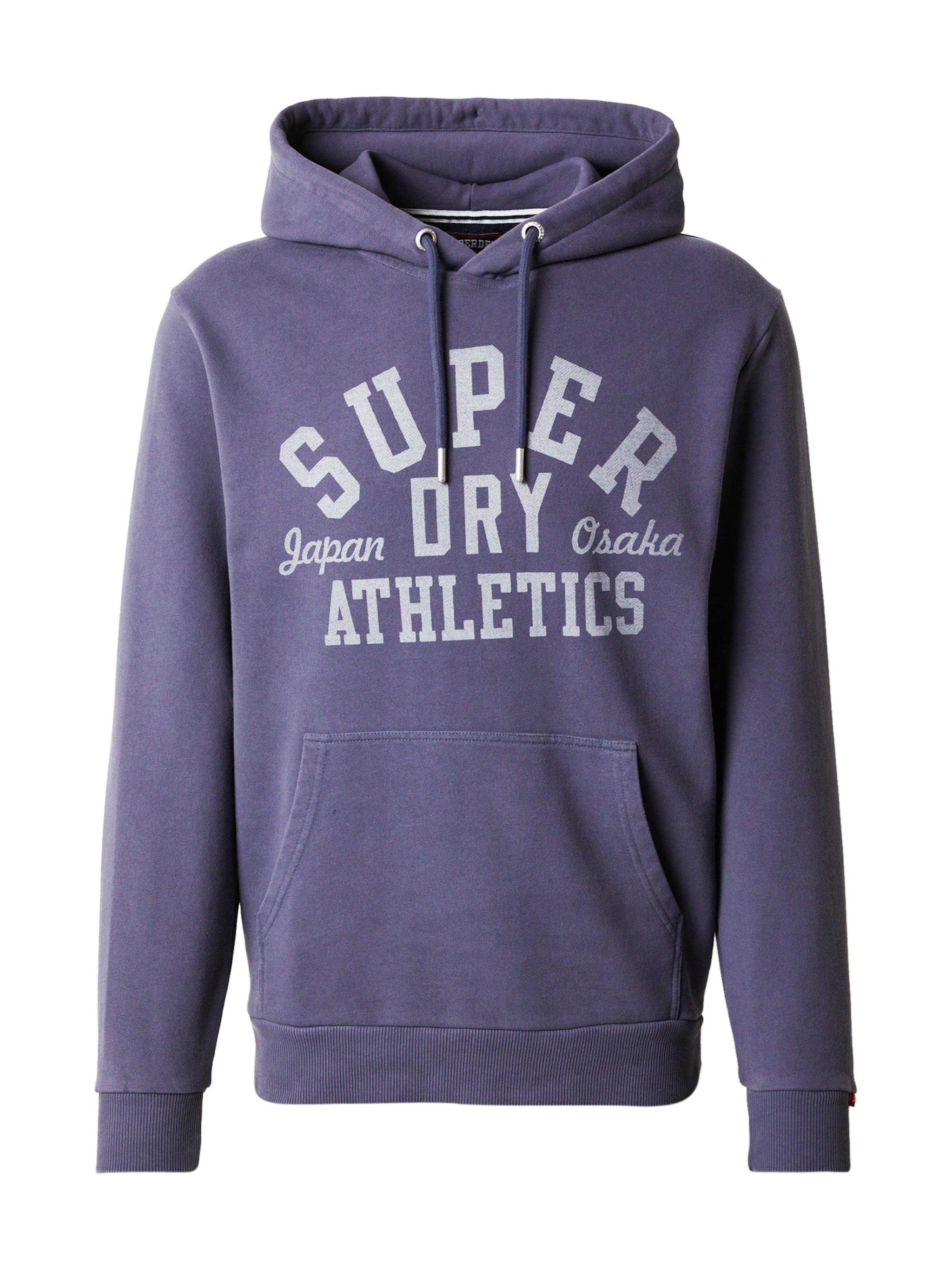 Bluză de molton 'Athletic Essentials' de la Superdry pe mov: față