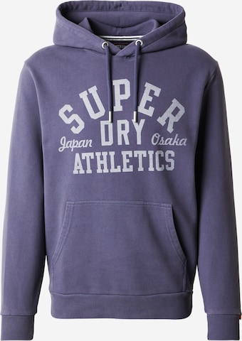 Superdry - Sudadera 'Athletic Essentials' en lila: frente