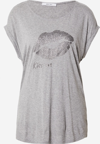 ABOUT YOU - Camiseta 'Nicoletta' en gris: frente