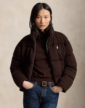 Giacca invernale di Polo Ralph Lauren in marrone: frontale