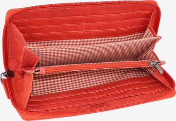 GREENBURRY Wallet 'Tumble Nappa' in Orange