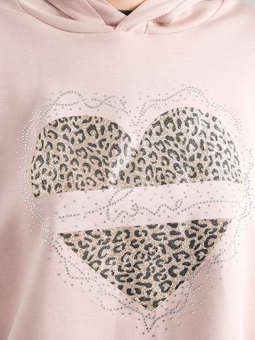 Hailys - Sweatshirt 'La44uri' em rosa