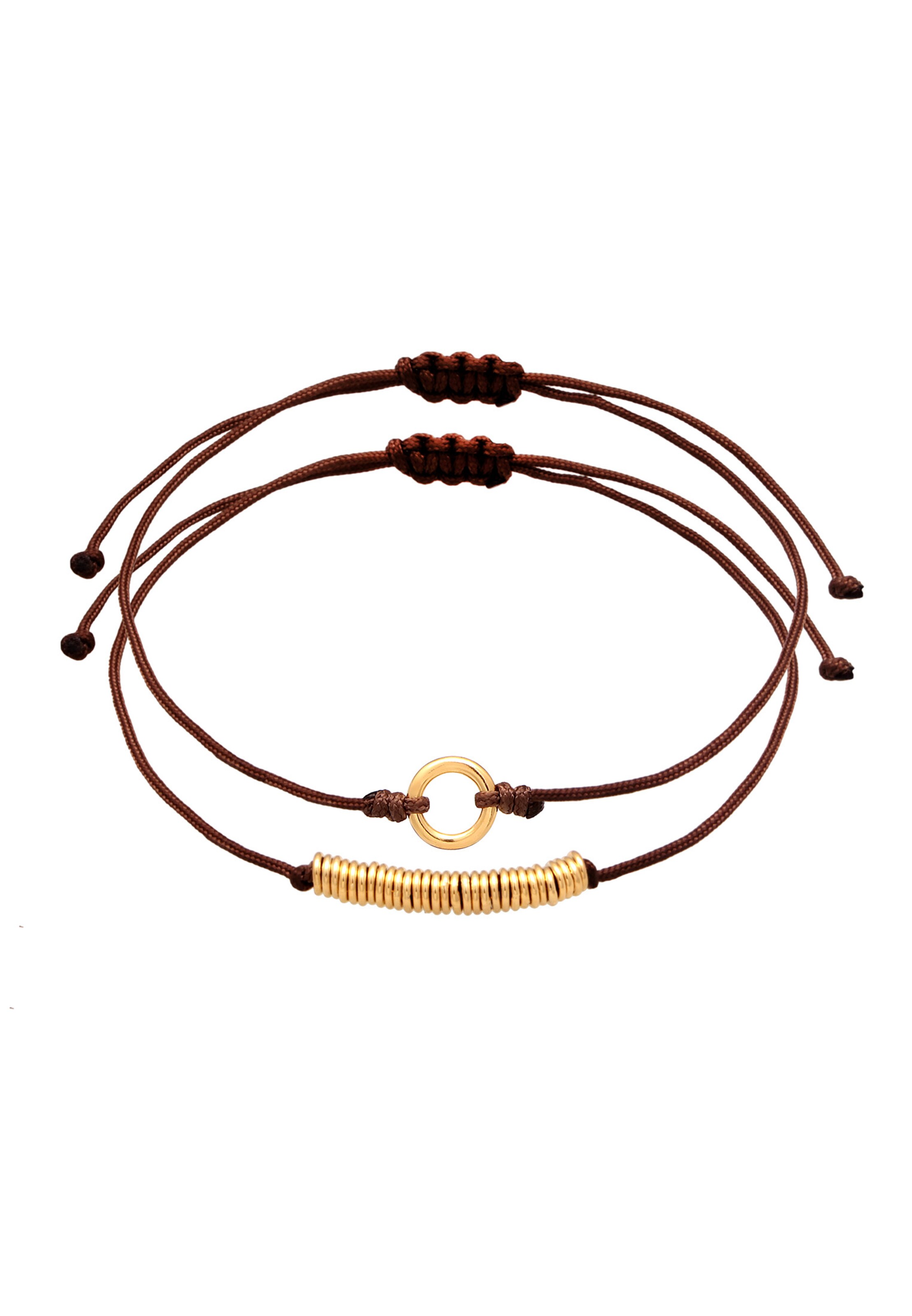 Bracelet ELLI en marron : devant