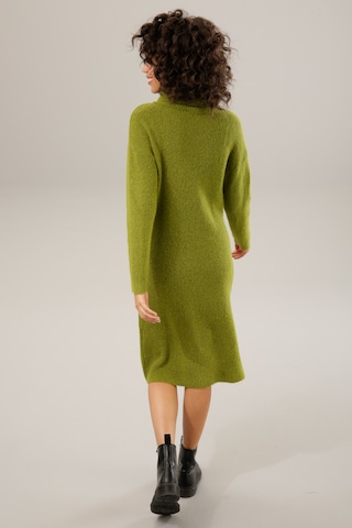 Aniston CASUAL Knitted dress in Green