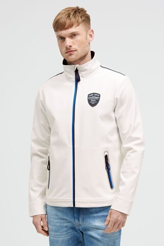CAMP DAVID Performance Jacket in White: front