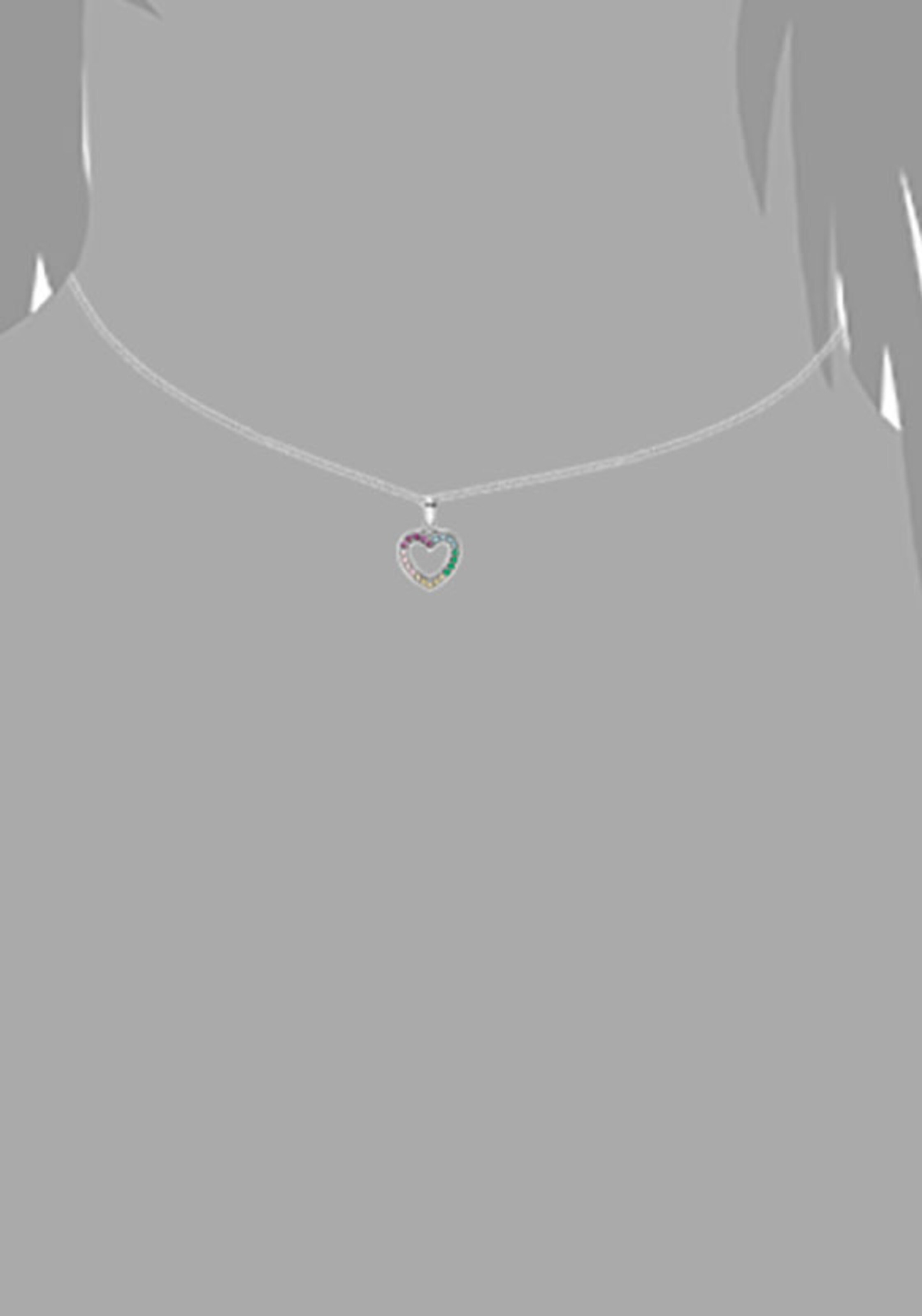 PRINZESSIN LILLIFEE Kette in Silber: Vorderseite