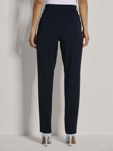 Effilé Pantalon à pince MADELEINE en bleu : devant