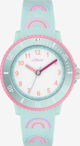 s.Oliver Uhr 'The Magic Time' in Blau: Vorderseite