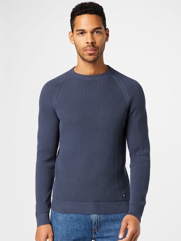 TOM TAILOR Sweater in Blue: front