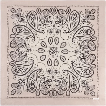 Foulard SILK & CASHMERE en blanc : devant
