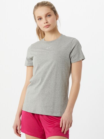 Nike Sportswear Shirt 'Essential' in Grey: front