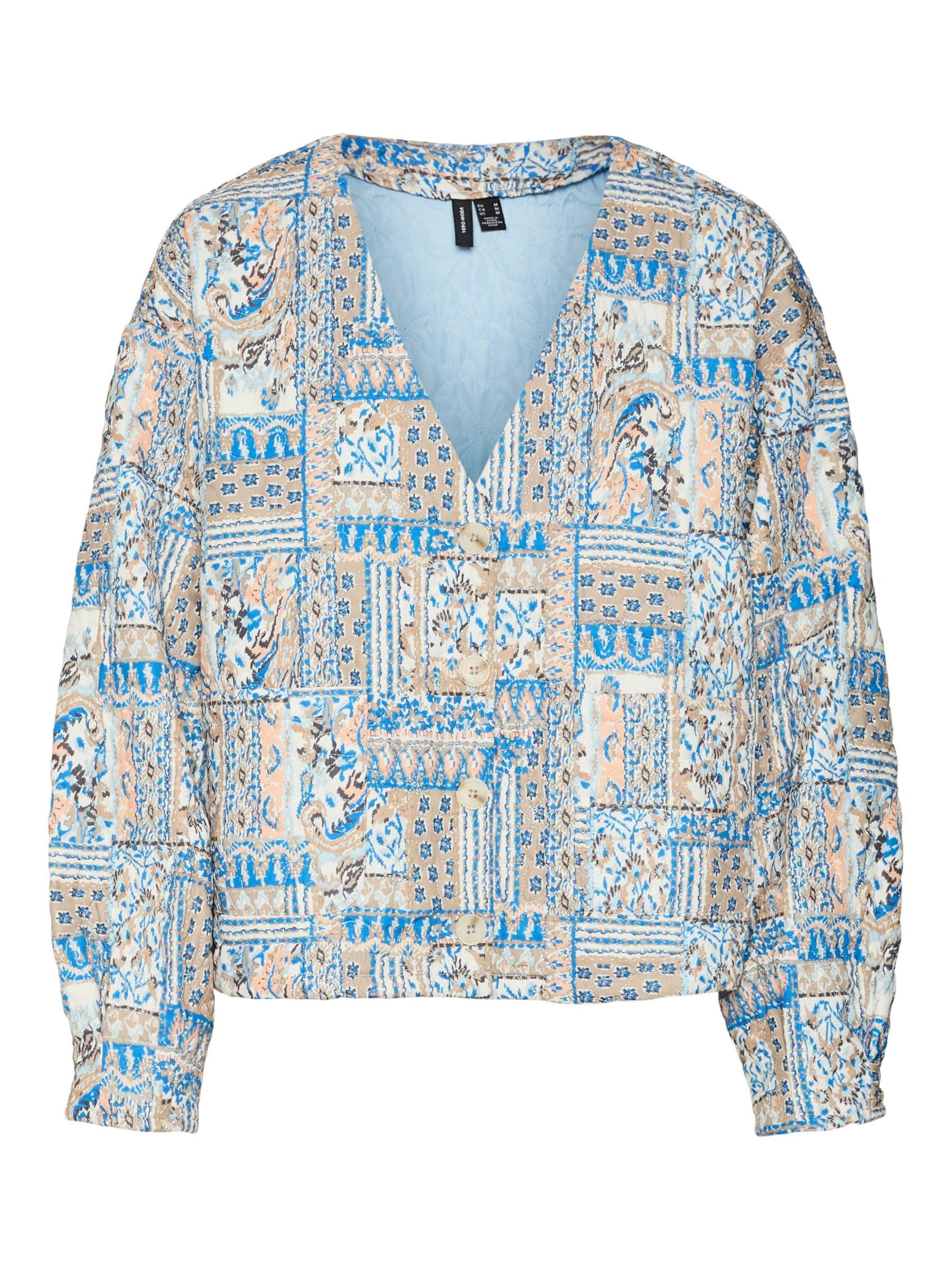 VERO MODA Tussenjas 'JANE' in Blauw: voorkant