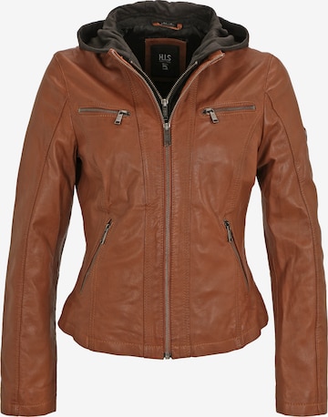 Veste mi-saison H.I.S en marron : devant