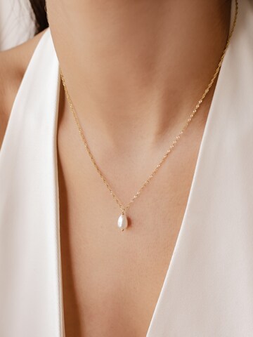 Hey Happiness Necklace 'Perle' in Gold: front