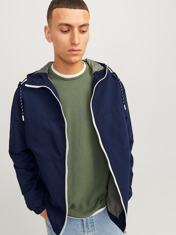 JACK & JONES Φθινοπωρινό και ανοιξιάτικο μπουφάν 'CLIMB' σε μπλε