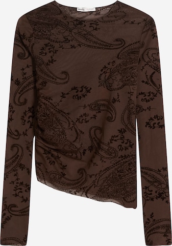 Bershka Paita värissä ruskea: etupuoli