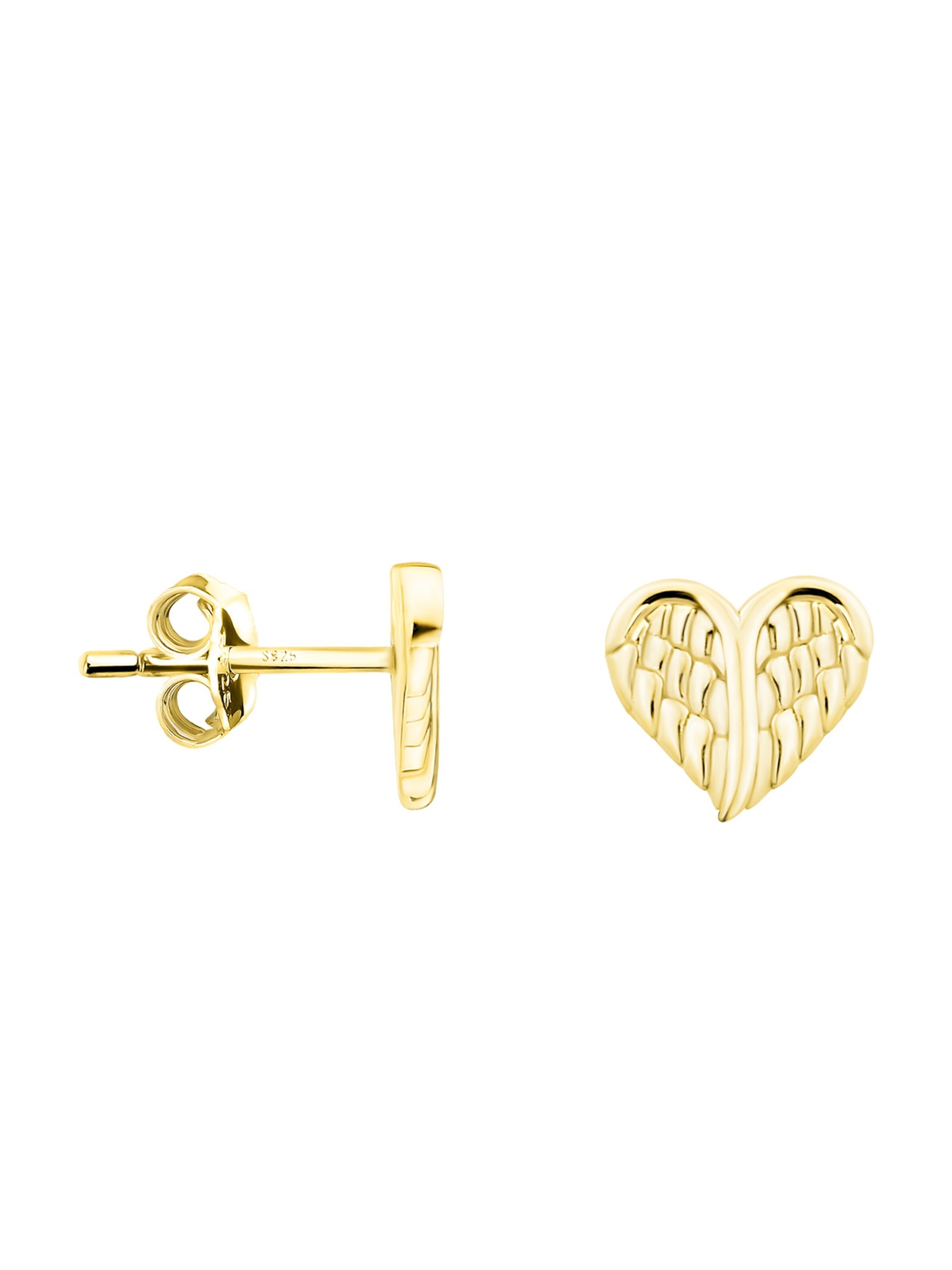 Sofia Milani Earrings 'Heart' in Gold: front