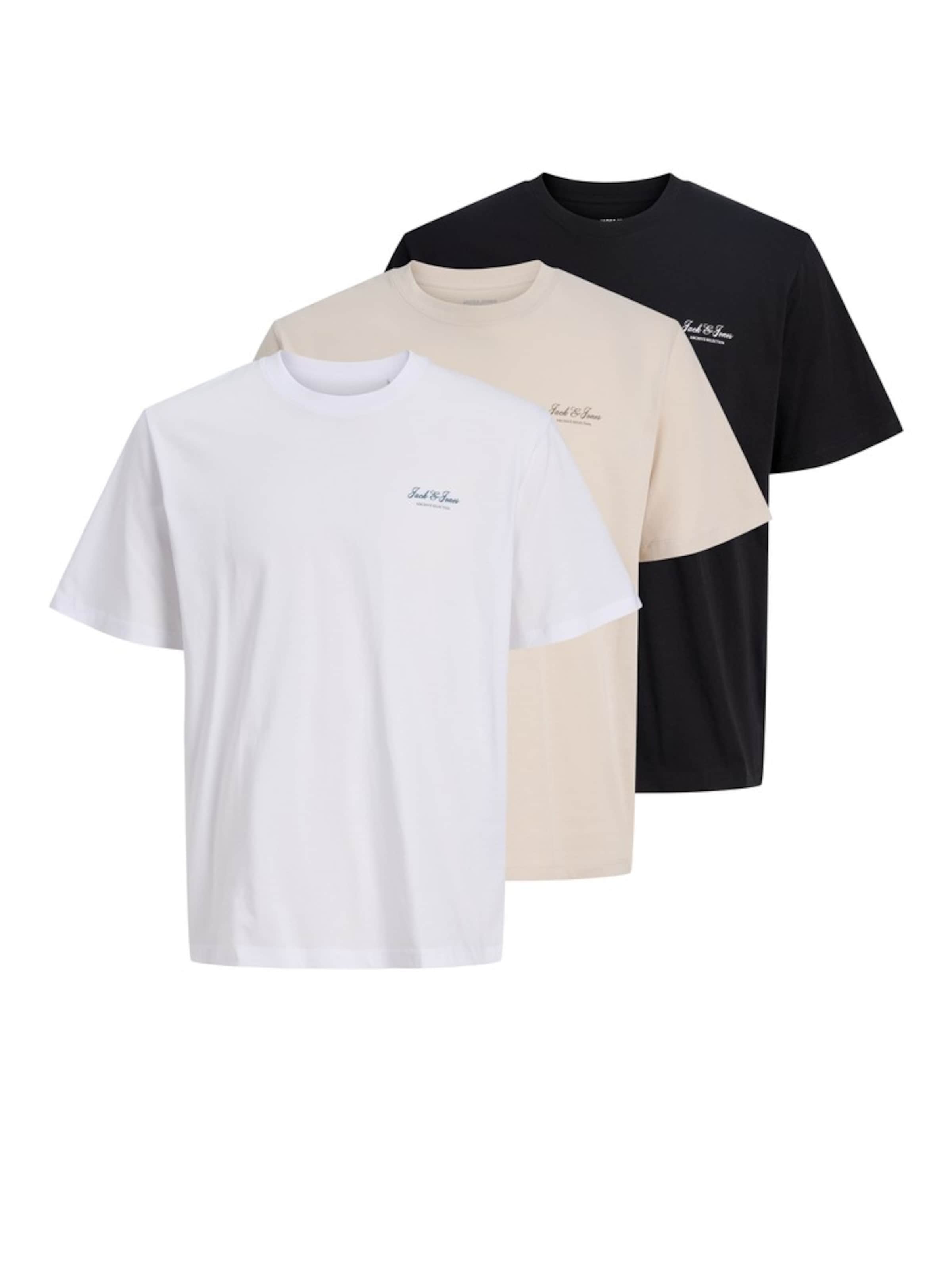 JACK & JONES Bluser & t-shirts 'JJEARCHIVE' i beige: forside