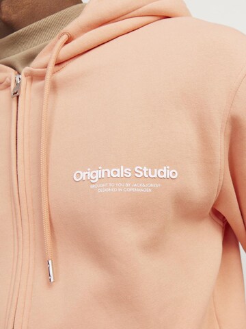 JACK & JONES Sweatvest in Oranje
