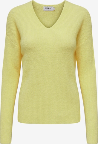 ONLY Sweater 'CAMILLA' in Yellow: front