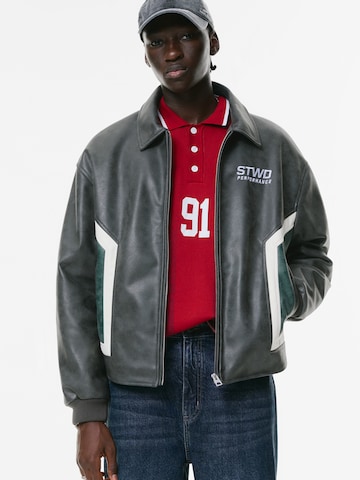 Pull&Bear Between-season jacket 'STWD' in Black