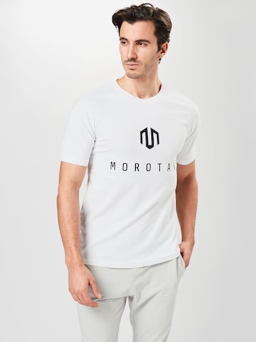 MOROTAI Performance shirt in White: front