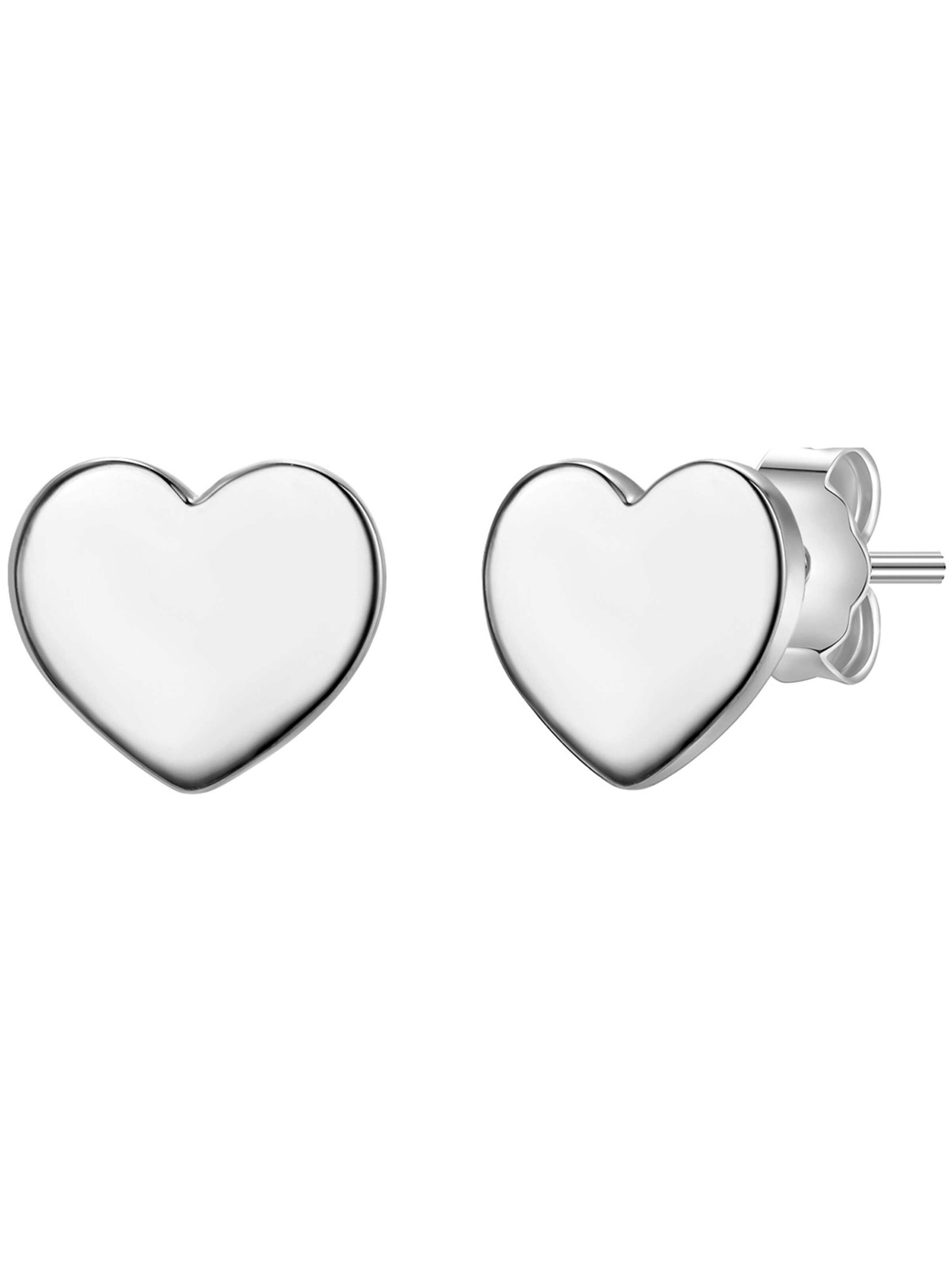 Lulu & Jane Earrings in Silver: front