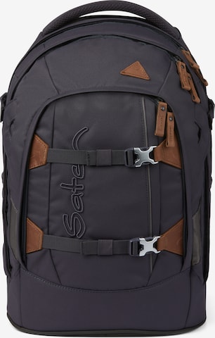 Satch Backpack in Grey: front