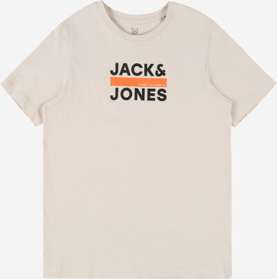 Jack & Jones Junior Shirt 'DAN' in beige / orange / schwarz, Produktansicht