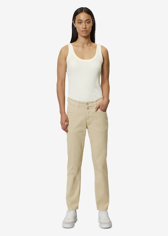 Marc O'Polo Regular Broek 'Theda' in Beige