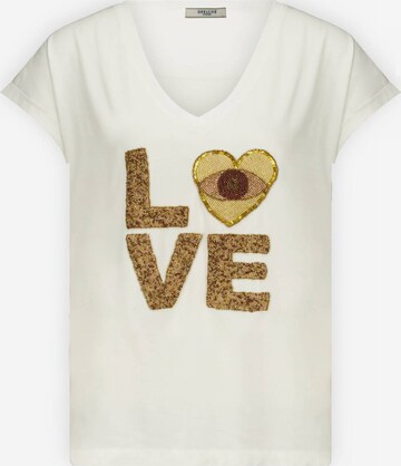 T-shirt ' MYKAMORE ' Deeluxe en blanc : devant