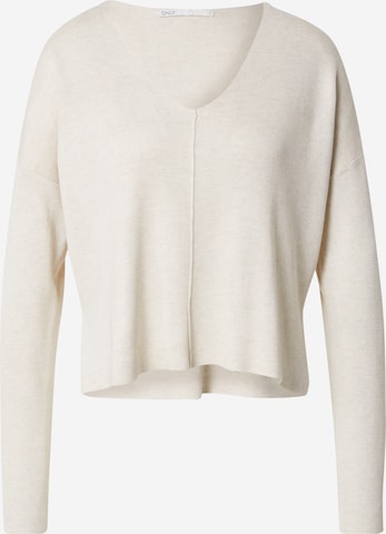 Pull-over 'SETA' ONLY en blanc : devant