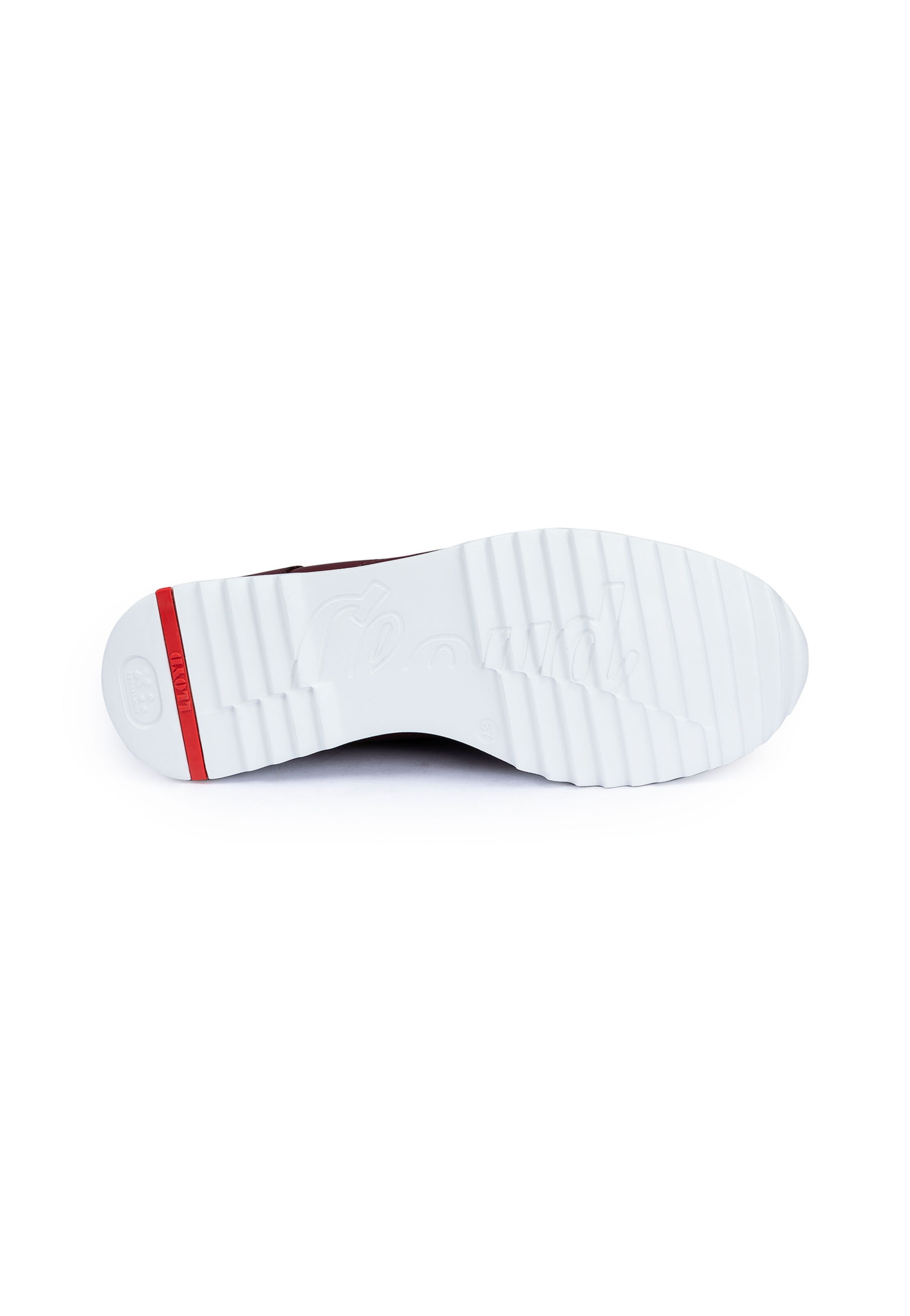 Baskets basses LLOYD en rouge