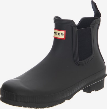 HUNTER Kozaki 'Original Chelsea Boot Black' w kolorze czarny: przód