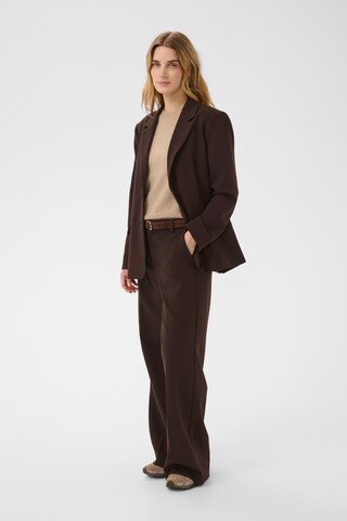 Part Two Wide leg Broek 'NinnesaPW' in Bruin