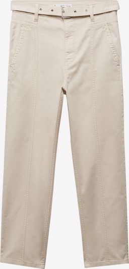 Pantaloni MANGO pe crem, Vizualizare produs