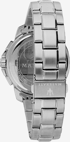 Maserati Uhr in Silber