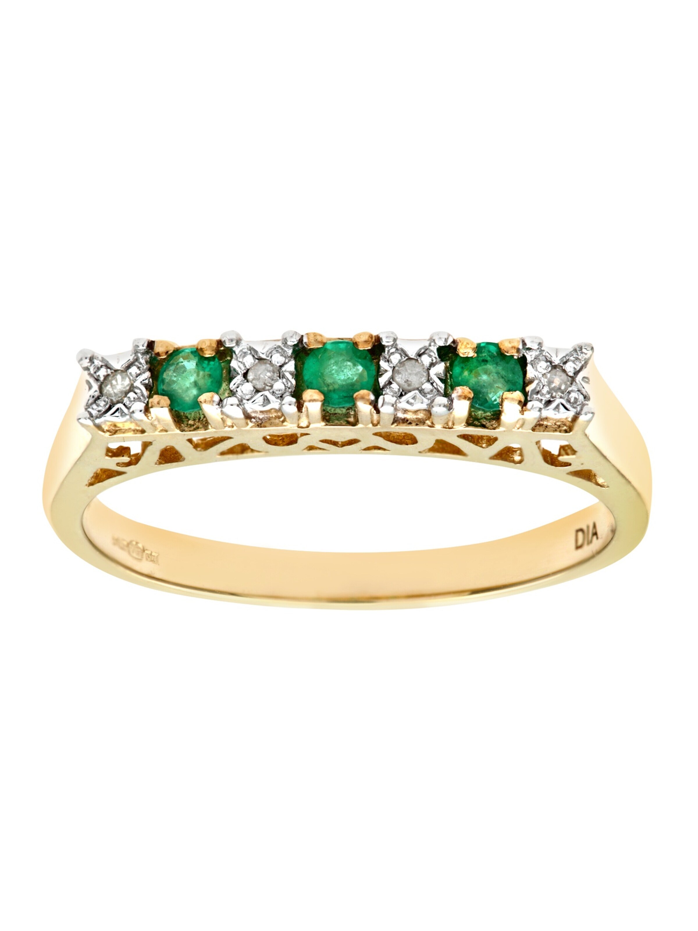 DIAMANT LETERNEL Ring in Gold: front