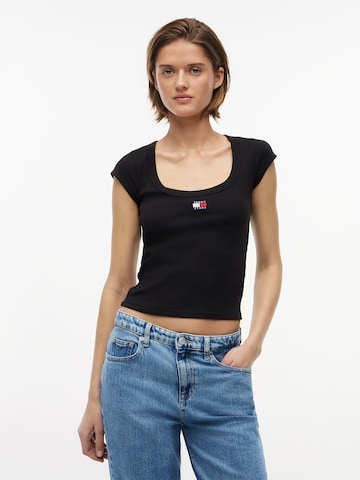 Maglietta di Tommy Jeans in nero: frontale